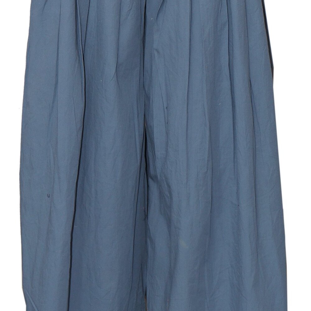 Free People Cassia Pleated Trousers Blue Wide Leg Pants New XS 0 - Picture 4 of 7